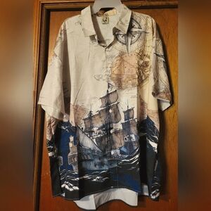 NWT Men's Hard Daddy XXL Hawaiian shirt